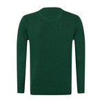 Israel Round Neck Pullover // Olive (S)