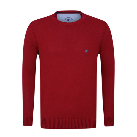 Marcus Round Neck Pullover // Red (S)