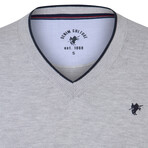 Jeremy V-Neck Pullover // Gray Melange (2XL)