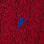 Evan Round Neck Pullover // Red (XL)