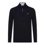 Gabriel Troyer Neck Pullover // Navy (3XL)