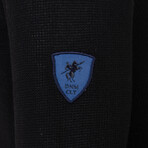 Caden Round Neck Pullover // Black (2XL)