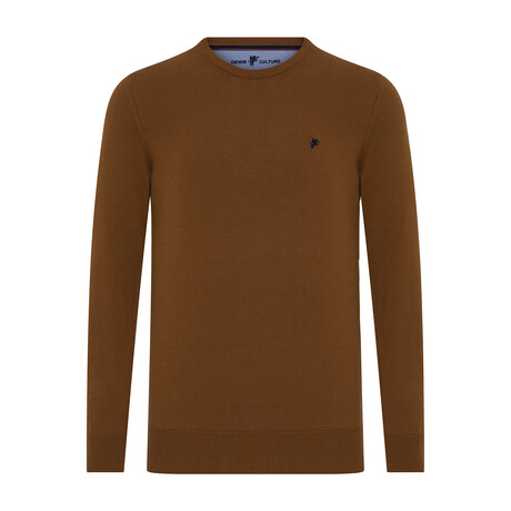 Kevin Round Neck Pullover // Rust (S)