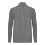 Otis Troyer Neck Pullover // Gray Melange (2XL)