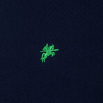 Leo Round Neck Pullover // Navy (XL)