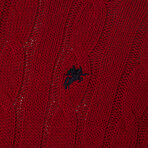 Bennett Troyer Neck Pullover // Red (2XL)