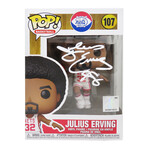 Julius 'Dr J' Erving // NY Nets // Signed NBA Funko Pop Doll #107