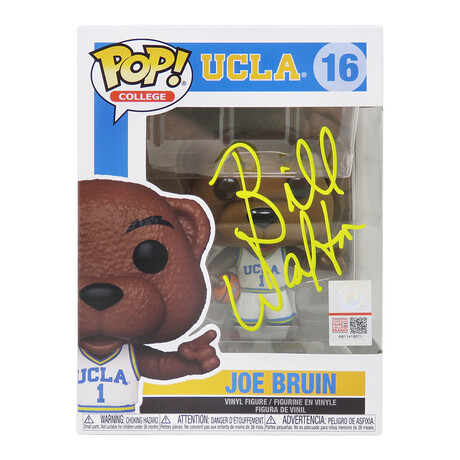 Bill Walton // Signed UCLA 'Joe Bruin' NCAA Mascot Funko Pop Doll #16