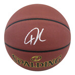 Giannis Antetokounmpo // Signed Spalding Elevation Brown NBA Basketball