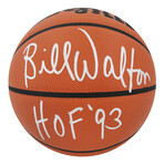 Bill Walton // Signed Wilson Indoor/Outdoor NBA Basketball w/ "HOF'93" Inscription