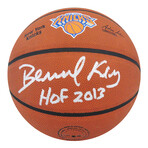 Bernard King // New York Knicks // Signed Wilson Logo NBA Basketball w/ "HOF 2013" Inscription