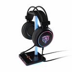 LED Gaming Headset + Stand // Chicago Bears