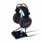 LED Gaming Headset + Stand // Buffalo Bills