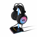 LED Gaming Headset + Stand // Washington Commanders