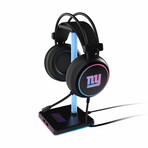 LED Gaming Headset + Stand // New York Giants