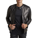 Marcus Leather Coat // Black (Euro: 56)