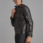 Marcus Leather Coat // Black (Euro: 58)