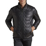 Kyler Leather Coat // Black (Euro: 50)