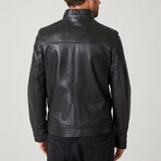 Jeremy Leather Coat // Black (Euro: 50)