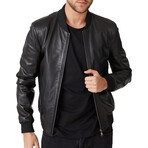 Anthony Leather Coat // Black (Euro: 50)