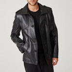 Matias Leather Coat // Black (Euro: 52)