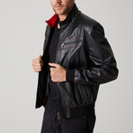 Adonis Leather Coat // Black (Euro: 52)