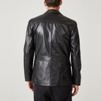 Alex Leather Coat // Black (Euro: 54)