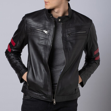 Owen Leather Coat // Black (Euro: 44)