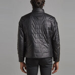 Kyler Leather Coat // Black (Euro: 48)