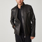 Arthur Leather Coat // Black (Euro: 46)