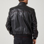 Adonis Leather Coat // Black (Euro: 50)