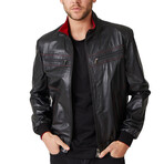 Adonis Leather Coat // Black (Euro: 48)