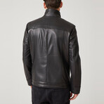 Diego Leather Coat // Black (Euro: 50)