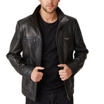 Diego Leather Coat // Black (Euro: 54)