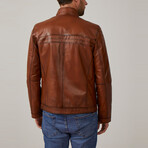 Kevin Leather Coat // Whiskey (Euro: 46)