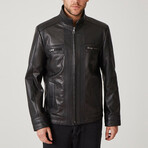 Diego Leather Coat // Black (Euro: 58)