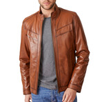 Kevin Leather Coat // Whiskey (Euro: 60)