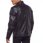 Israel Leather Coat // Black (Euro: 56)