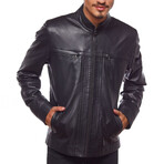 Israel Leather Coat // Black (Euro: 56)