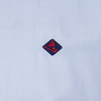 Tahran Long Sleeve Button Up // Blue (L)