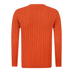 Eric Round Neck Pullover // Orange (L)