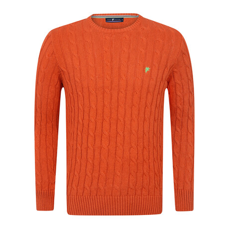 Eric Round Neck Pullover // Orange (S)