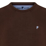 Oliver Round Neck Pullover // Brown (2XL)