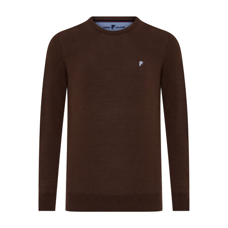 Oliver Round Neck Pullover // Brown (S)