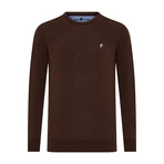 Oliver Round Neck Pullover // Brown (2XL)
