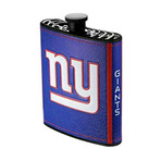 NFL Plastic Flask Set + Funnel // New York Giants