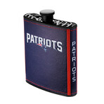 NFL Plastic Flask Set + Funnel // New England Patriots
