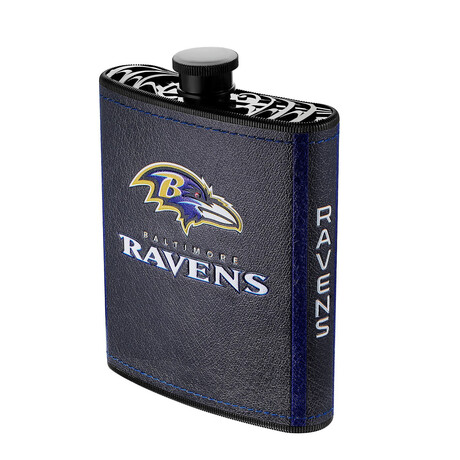 NFL Plastic Flask Set + Funnel // Baltimore Ravens