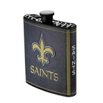 NFL Plastic Flask Set + Funnel // New Orleans Saints