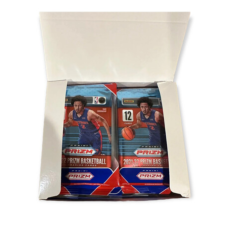 2021-22 Panini Prizm NBA Basketball Cello Fat Pack Box // Chasing Rookies (Mobley, Cunningham, Barnes Etc.) // Sealed Packs Of Cards
